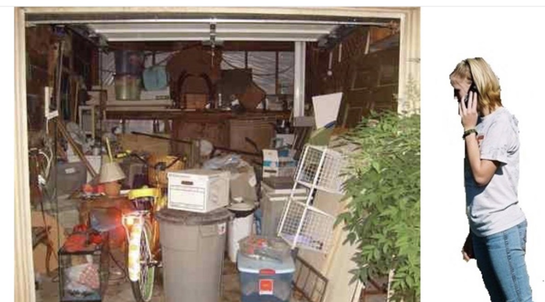 dumpster rental for garage clean out