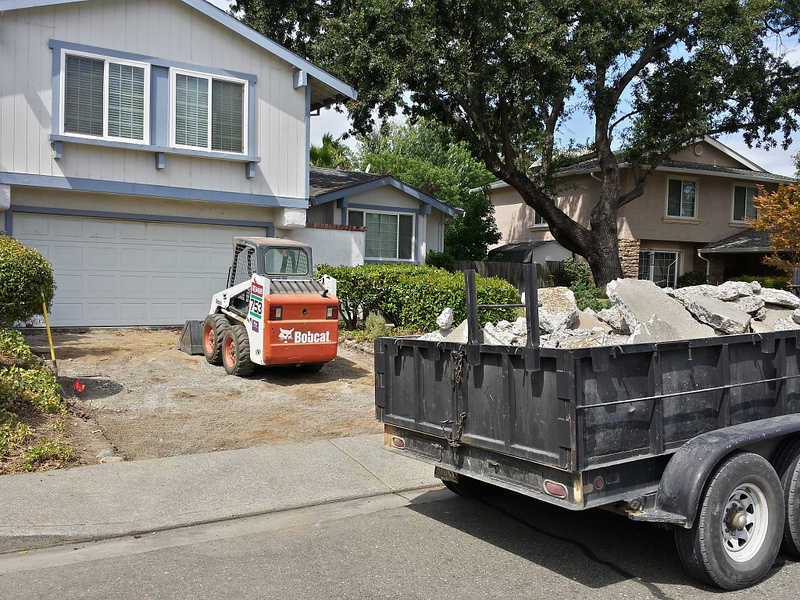 concrete removal dumpster paver companies brevard fl