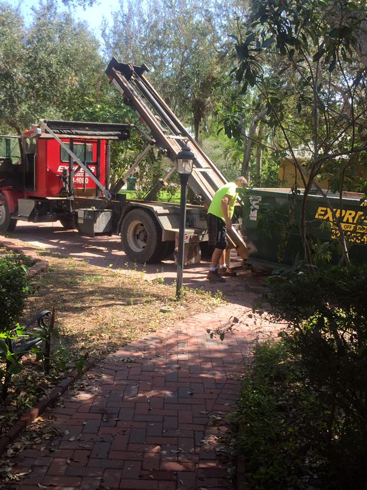 dumpster rental for paver companies