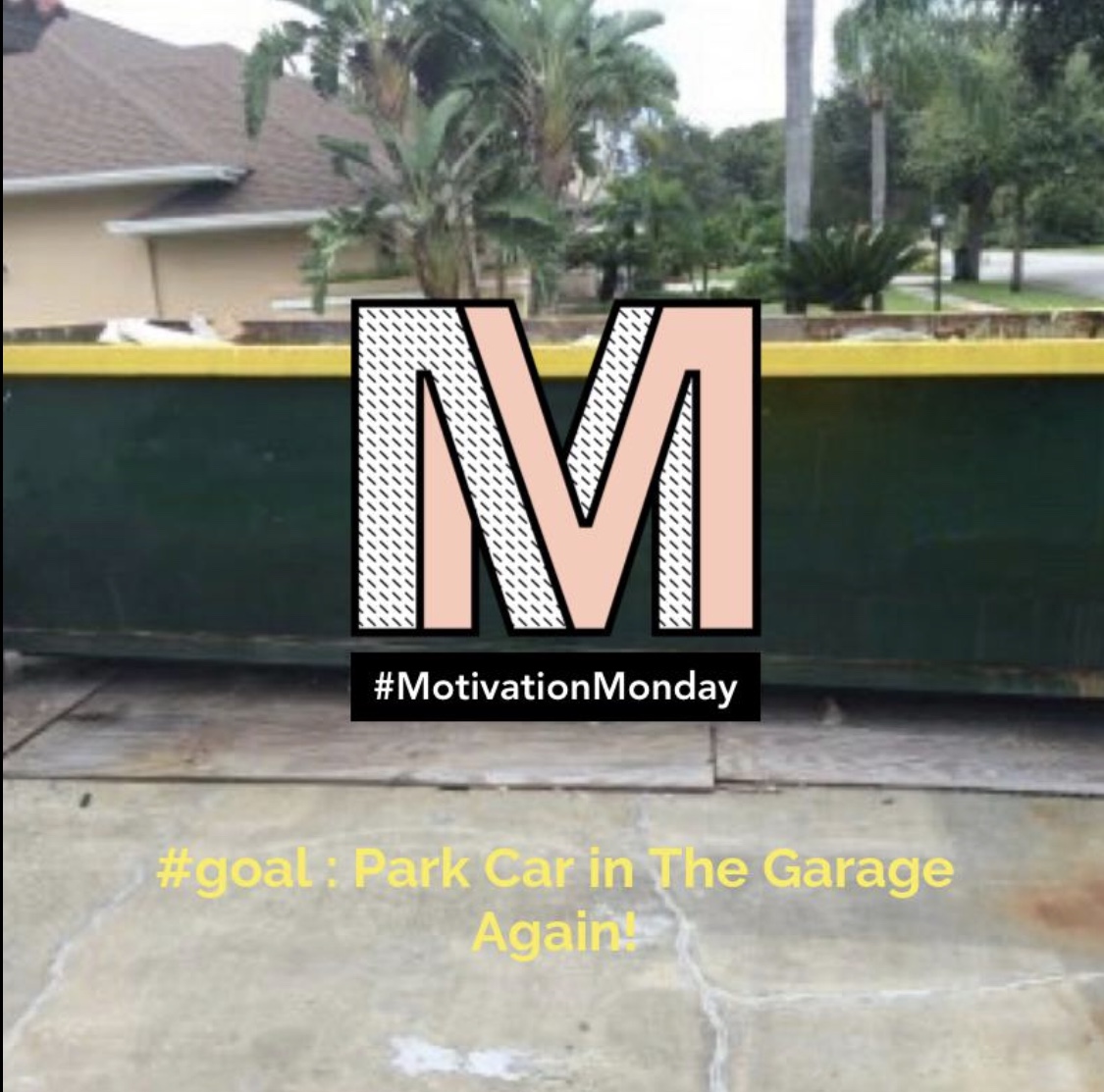 dumpster meme about garage palm bay fl