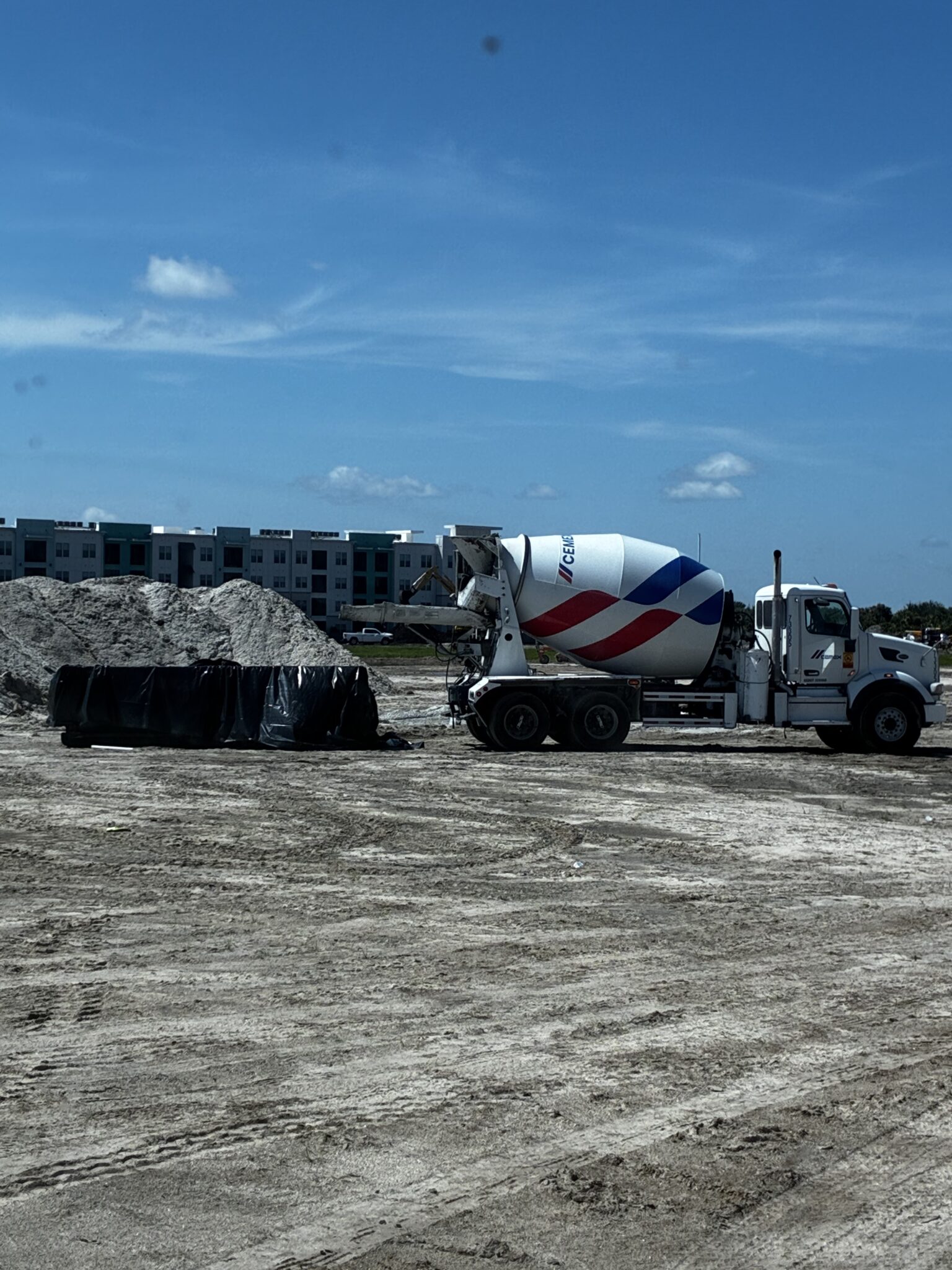 Concrete Washout Dumpster Brevard County