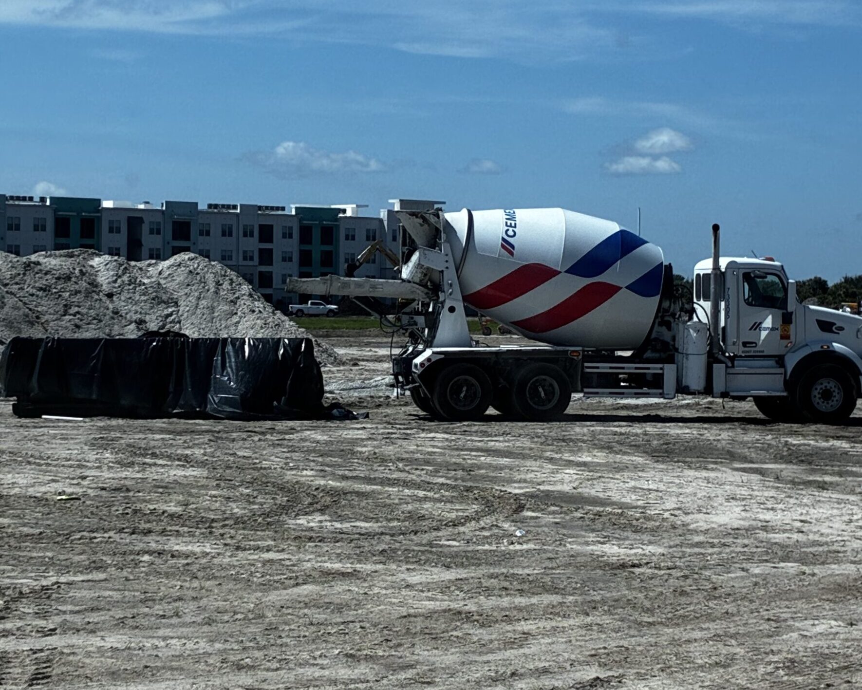 Concrete Washout Dumpster Brevard County